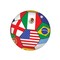 12 Pack Bulk Soccer International Peel 'N Place Decals 5.25 inch